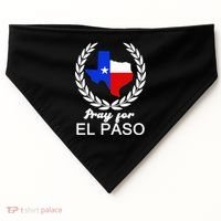 Pray For El Paso USA-Made Doggie Bandana thumb 0