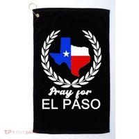 Pray For El Paso Golf Towel thumb 0