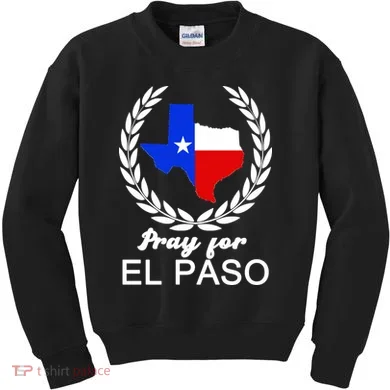 Pray For El Paso Kids Sweatshirt