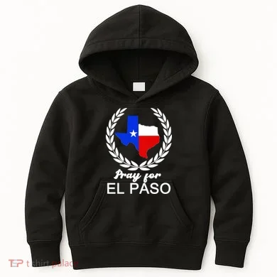 Pray For El Paso Kids Hoodie