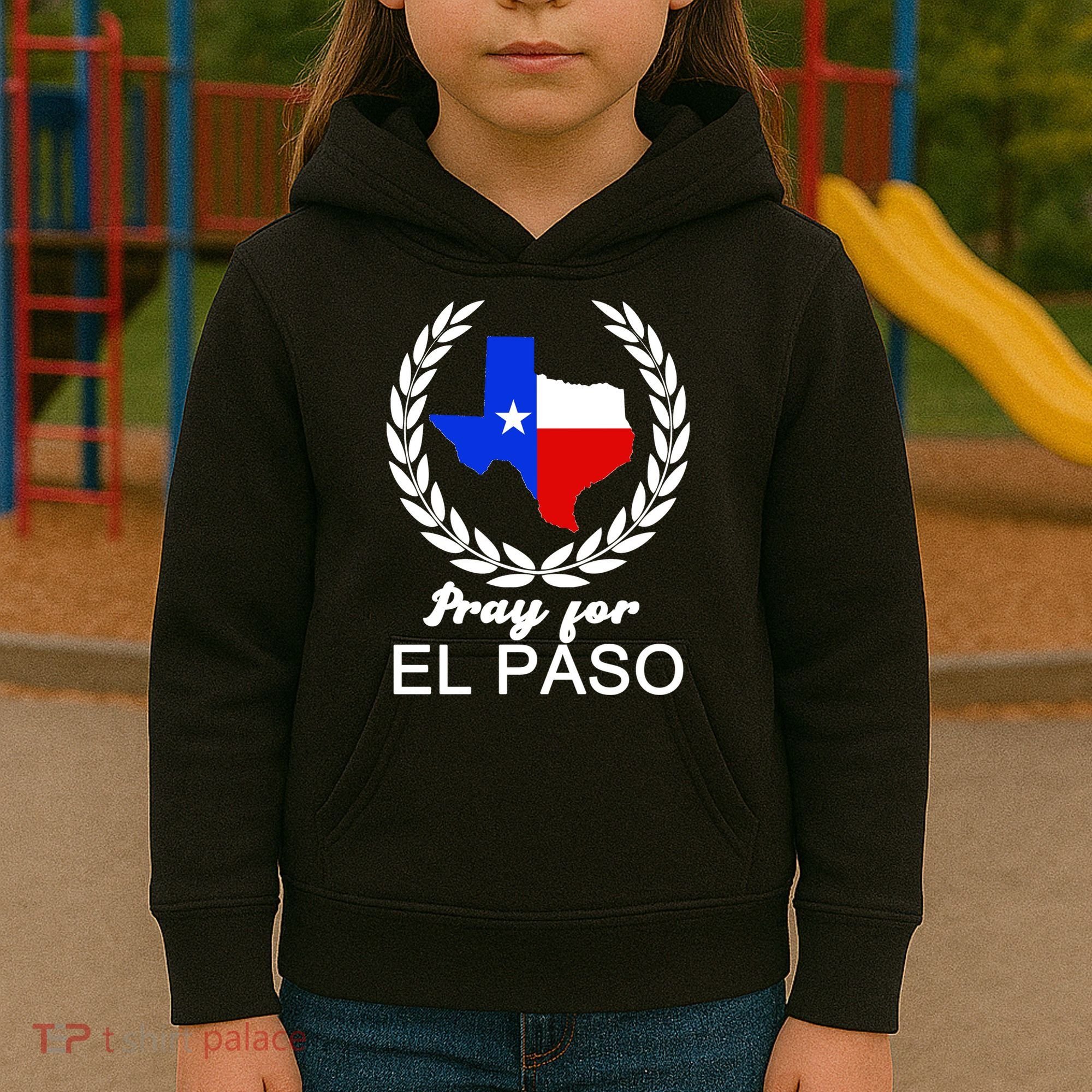 Pray For El Paso Kids Hoodie