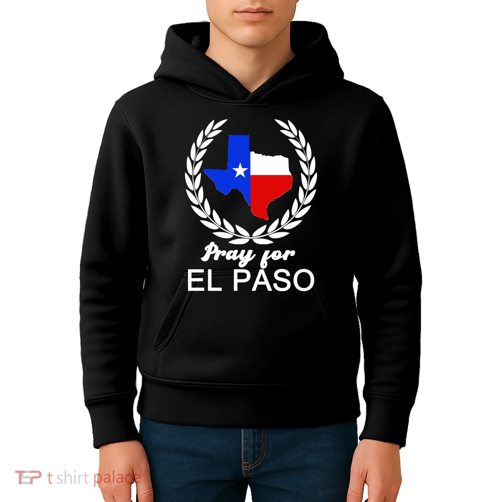 Pray For El Paso Kids Hoodie