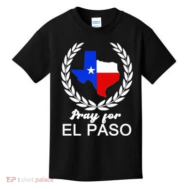 Pray For El Paso Kids T-Shirt