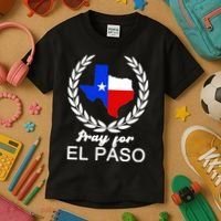 Pray For El Paso Kids T-Shirt thumb 3
