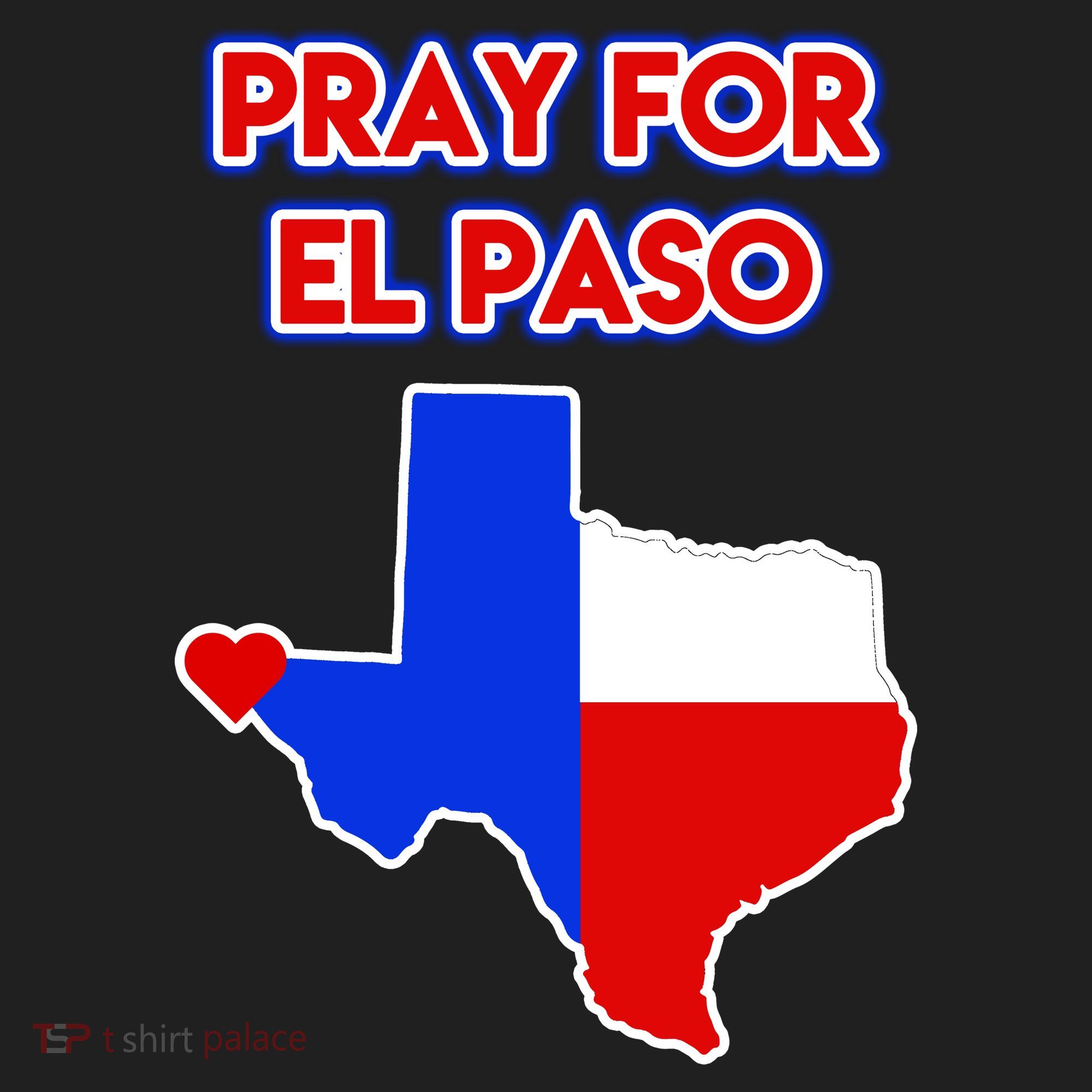 Pray For El Paso Texas Women's Sweatshirt