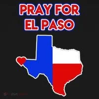 Pray For El Paso Texas T-Shirt thumb 7