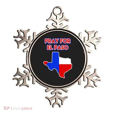 Pray For El Paso Texas Ornament