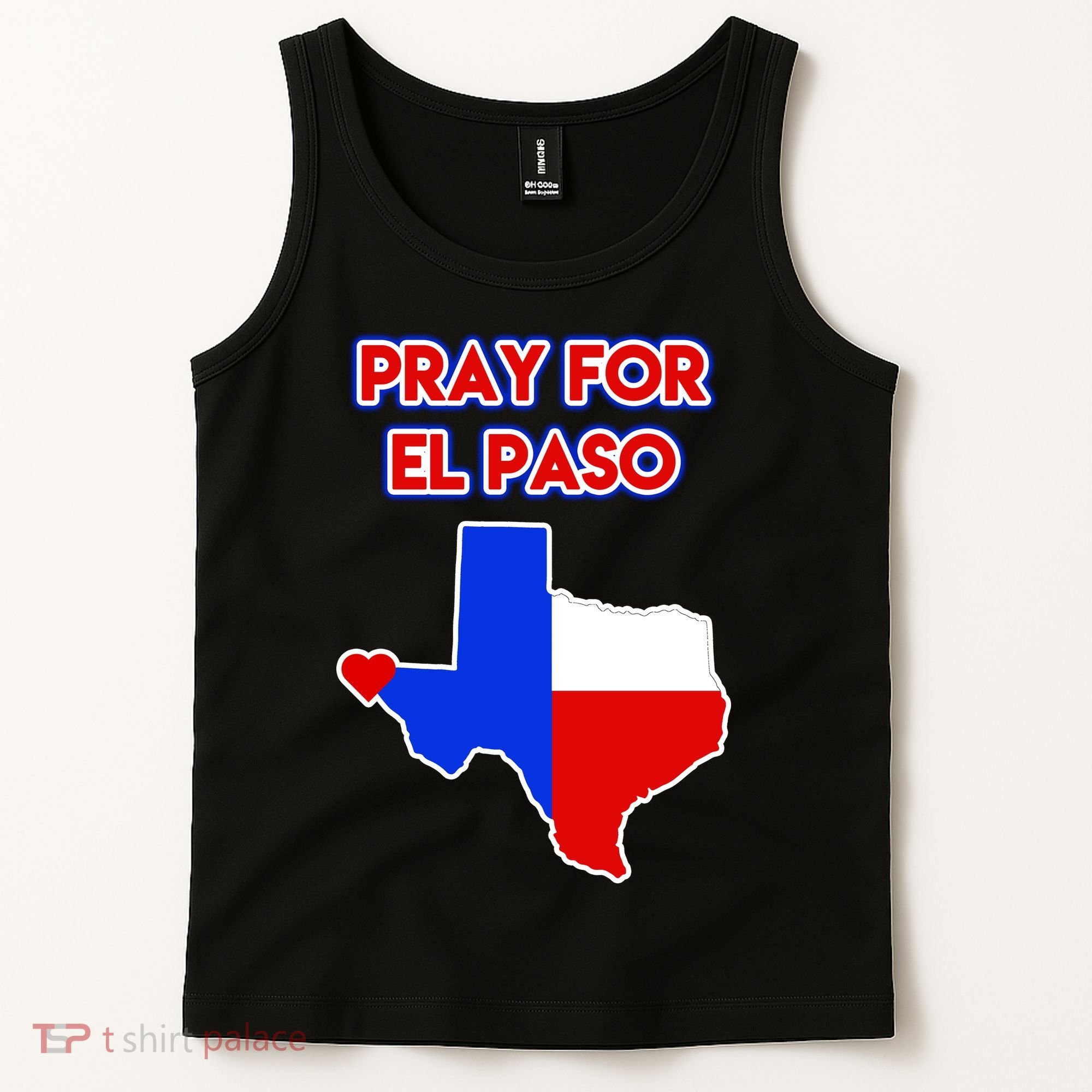 Pray For El Paso Texas Tank Top