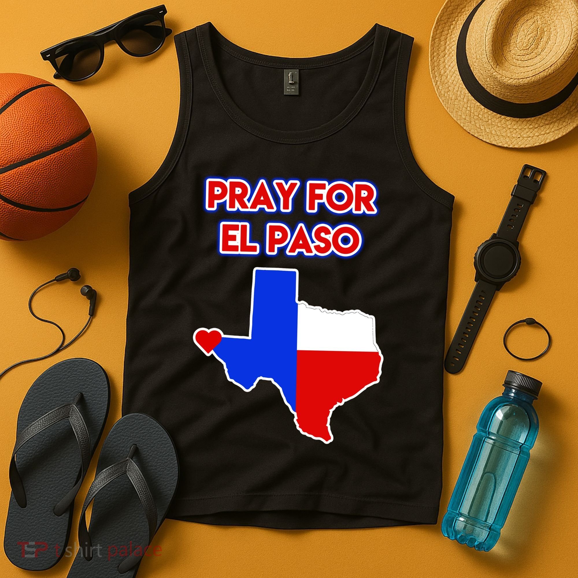 Pray For El Paso Texas Tank Top