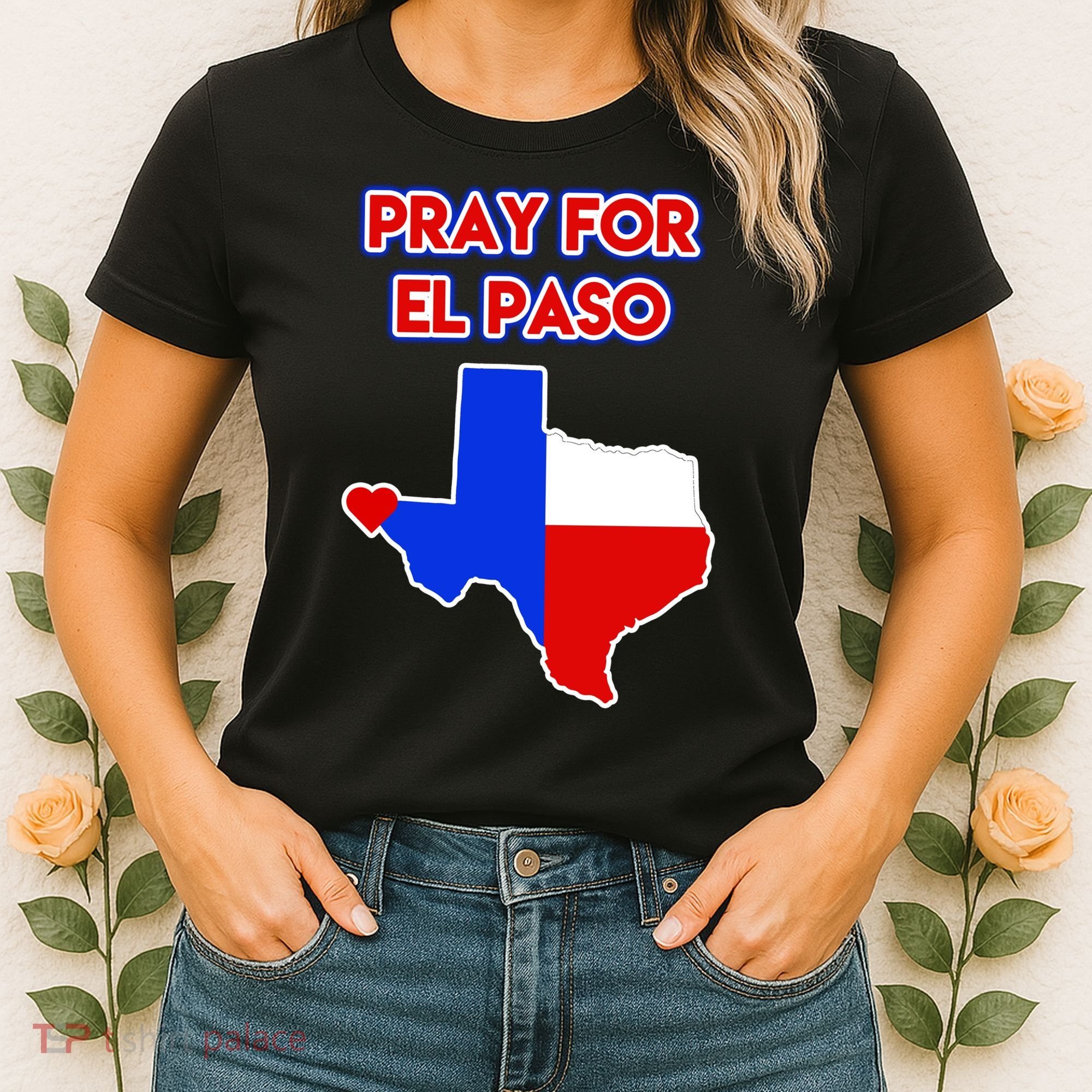 Pray For El Paso Texas Women's T-Shirt