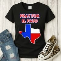 Pray For El Paso Texas Women's T-Shirt thumb 3
