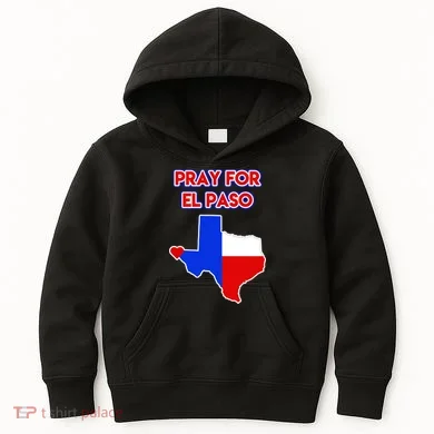 Pray For El Paso Texas Kids Hoodie