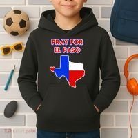 Pray For El Paso Texas Kids Hoodie thumb 2