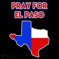 Pray For El Paso Texas Kids Long Sleeve Shirt thumb 2