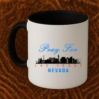 Pray For Las Vegas Nevada Coffee Mug thumb 2