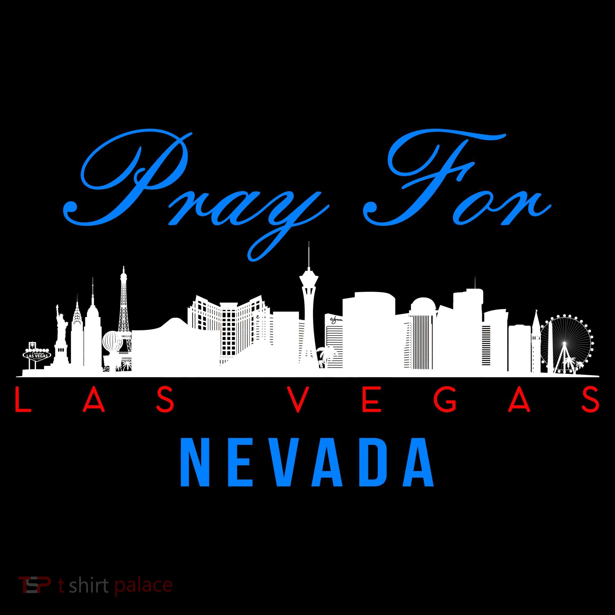 Pray For Las Vegas Nevada Ornament