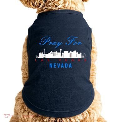 Pray For Las Vegas Nevada Doggie Tank