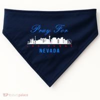 Pray For Las Vegas Nevada USA-Made Doggie Bandana thumb 0