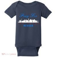 Pray For Las Vegas Nevada Baby Bodysuit thumb 0
