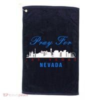 Pray For Las Vegas Nevada Golf Towel thumb 0