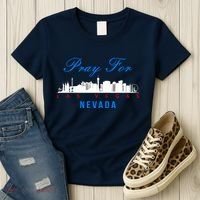 Pray For Las Vegas Nevada Women's T-Shirt thumb 3