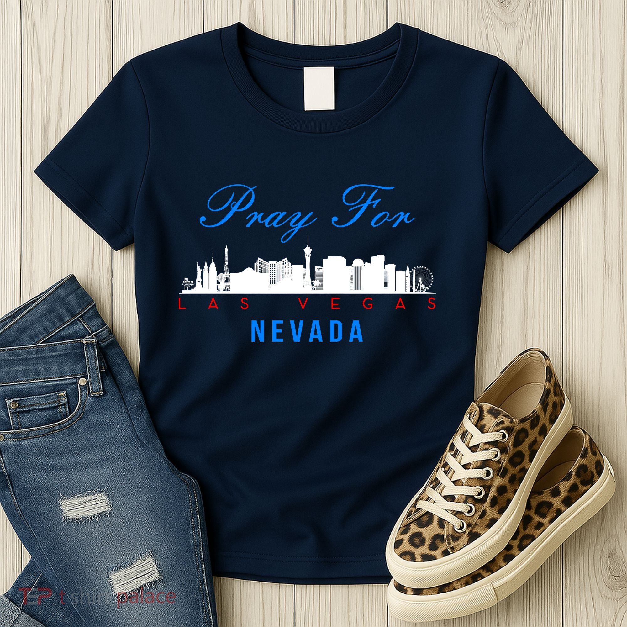 Pray For Las Vegas Nevada Women's T-Shirt