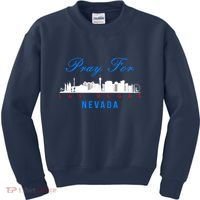 Pray For Las Vegas Nevada Kids Sweatshirt thumb 0