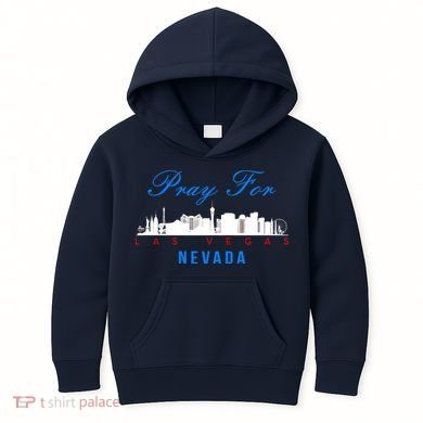 Pray For Las Vegas Nevada Kids Hoodie