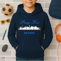 Pray For Las Vegas Nevada Kids Hoodie thumb 2