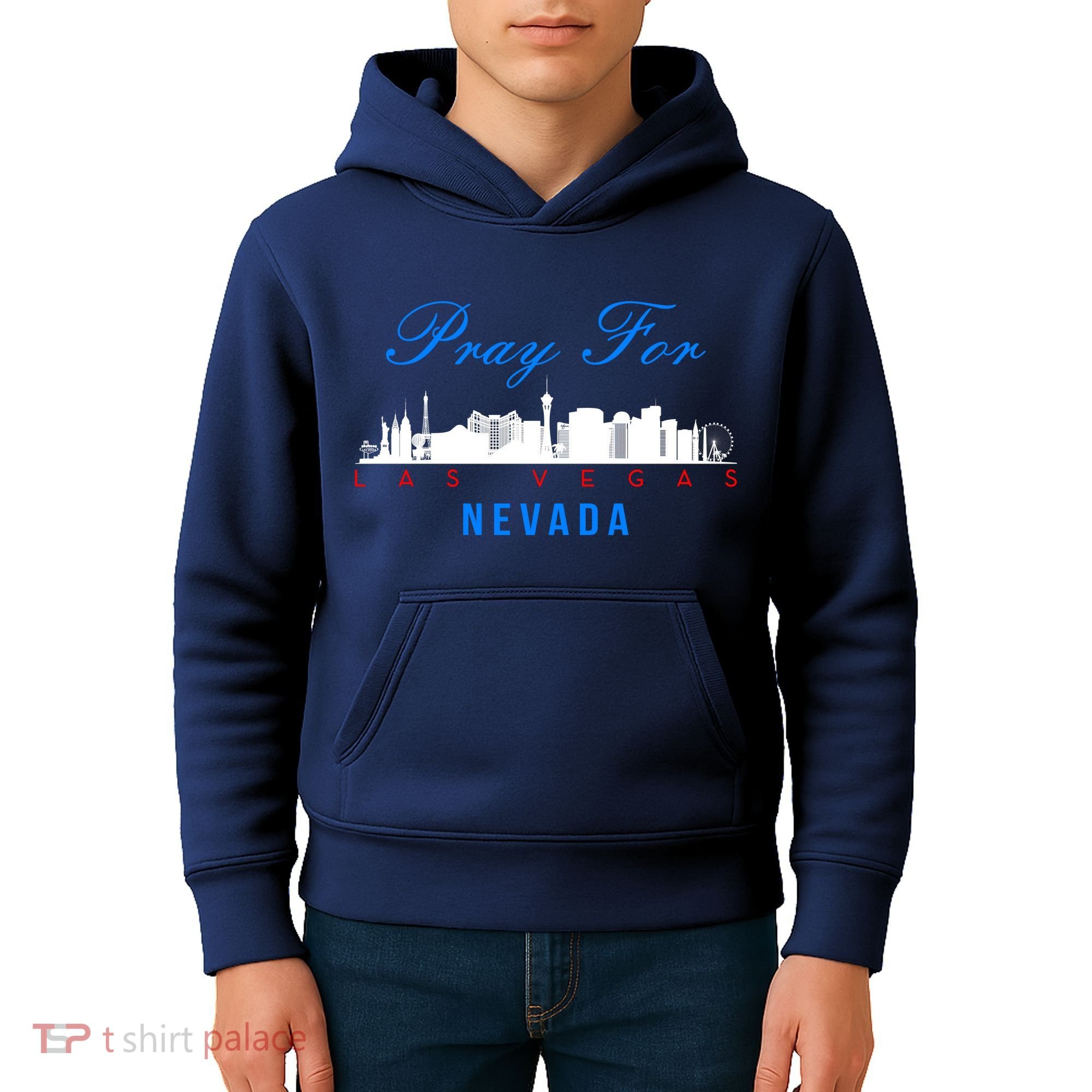 Pray For Las Vegas Nevada Kids Hoodie