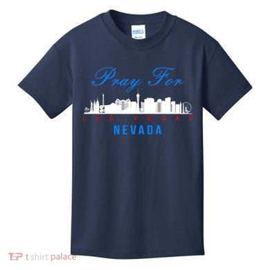 Pray For Las Vegas Nevada Kids T-Shirt