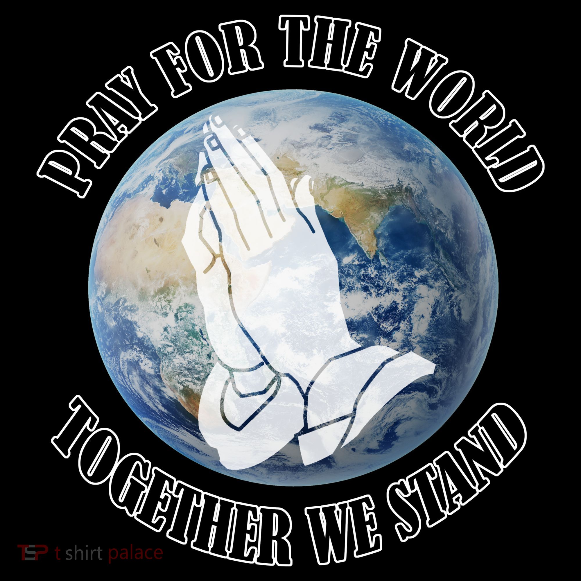 Pray For The World Together We Stand Coffee Mug