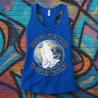 Pray For The World Together We Stand Women's Tank Top thumb 3