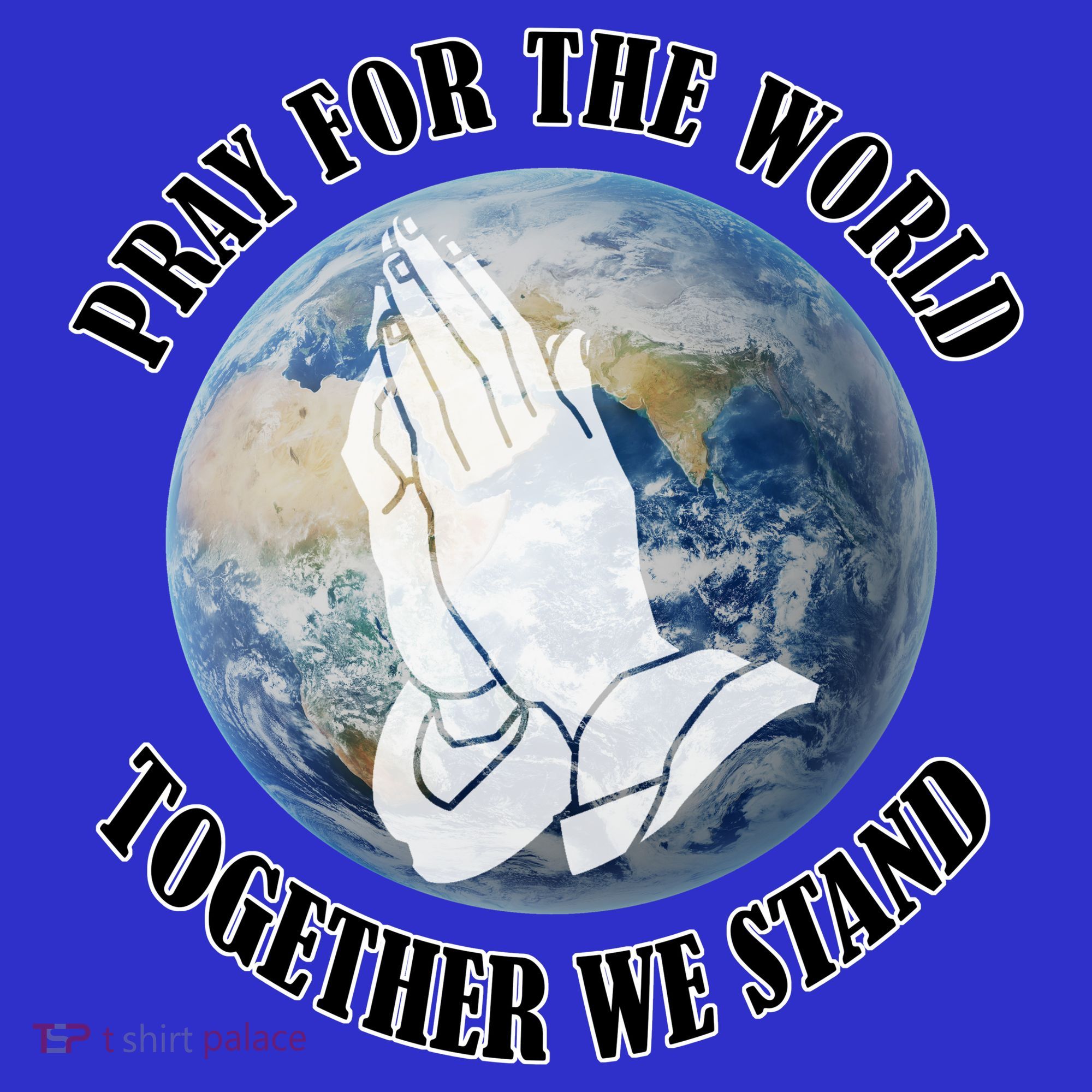 Pray For The World Together We Stand Women's Long Sleeve Shirt