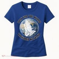 Pray For The World Together We Stand Women's T-Shirt thumb 0