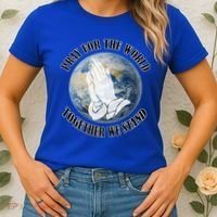Pray For The World Together We Stand Women's T-Shirt thumb 2