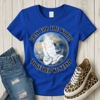 Pray For The World Together We Stand Women's T-Shirt thumb 3