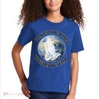 Pray For The World Together We Stand Kids T-Shirt thumb 2