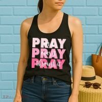 Pray On It Over It Through It Women's Tank Top thumb 2