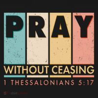 Pray Witout Ceasing 1 Thessalonians 5:17 Mousepad thumb 1