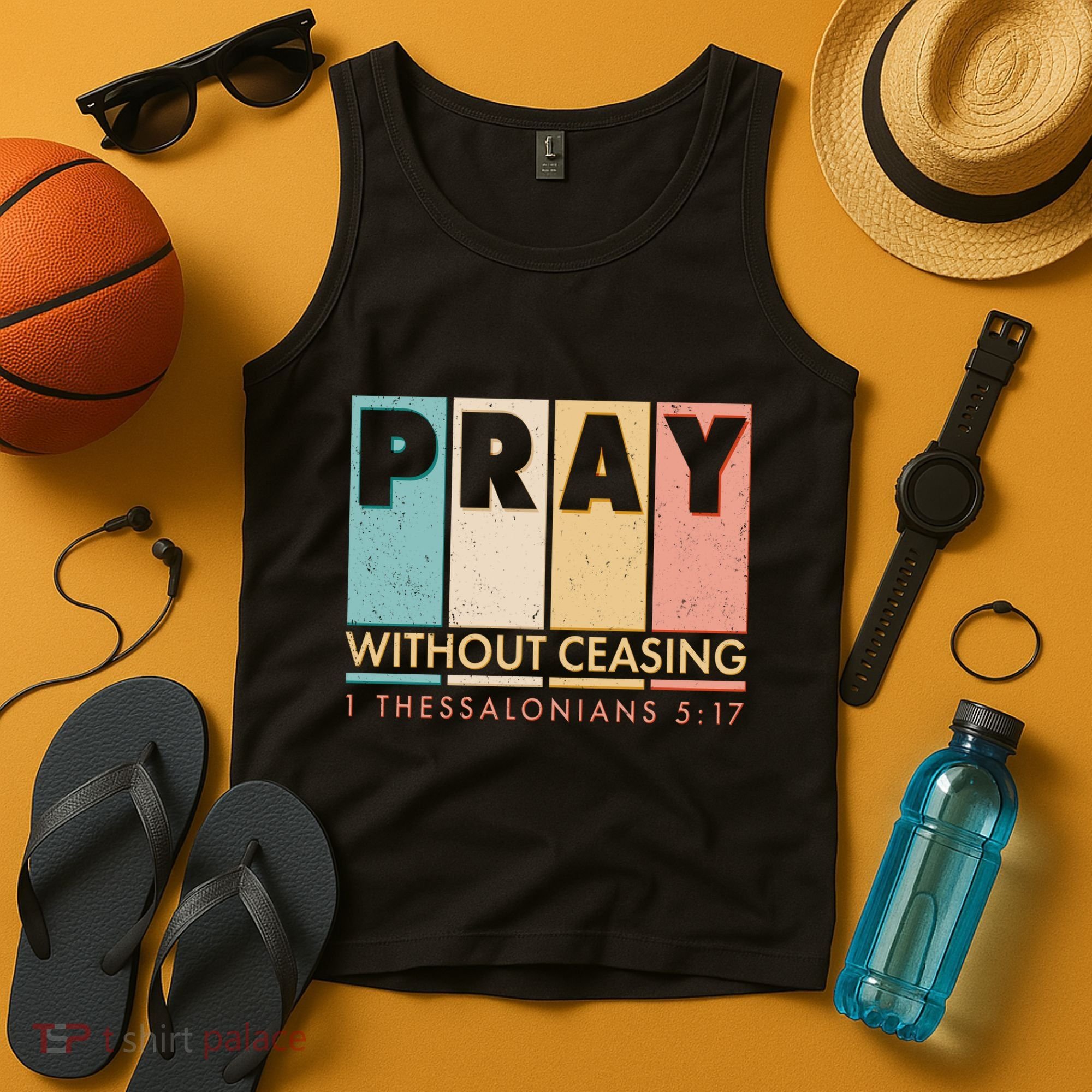 Pray Witout Ceasing 1 Thessalonians 5:17 Tank Top
