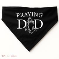 Praying Dad USA-Made Doggie Bandana thumb 0