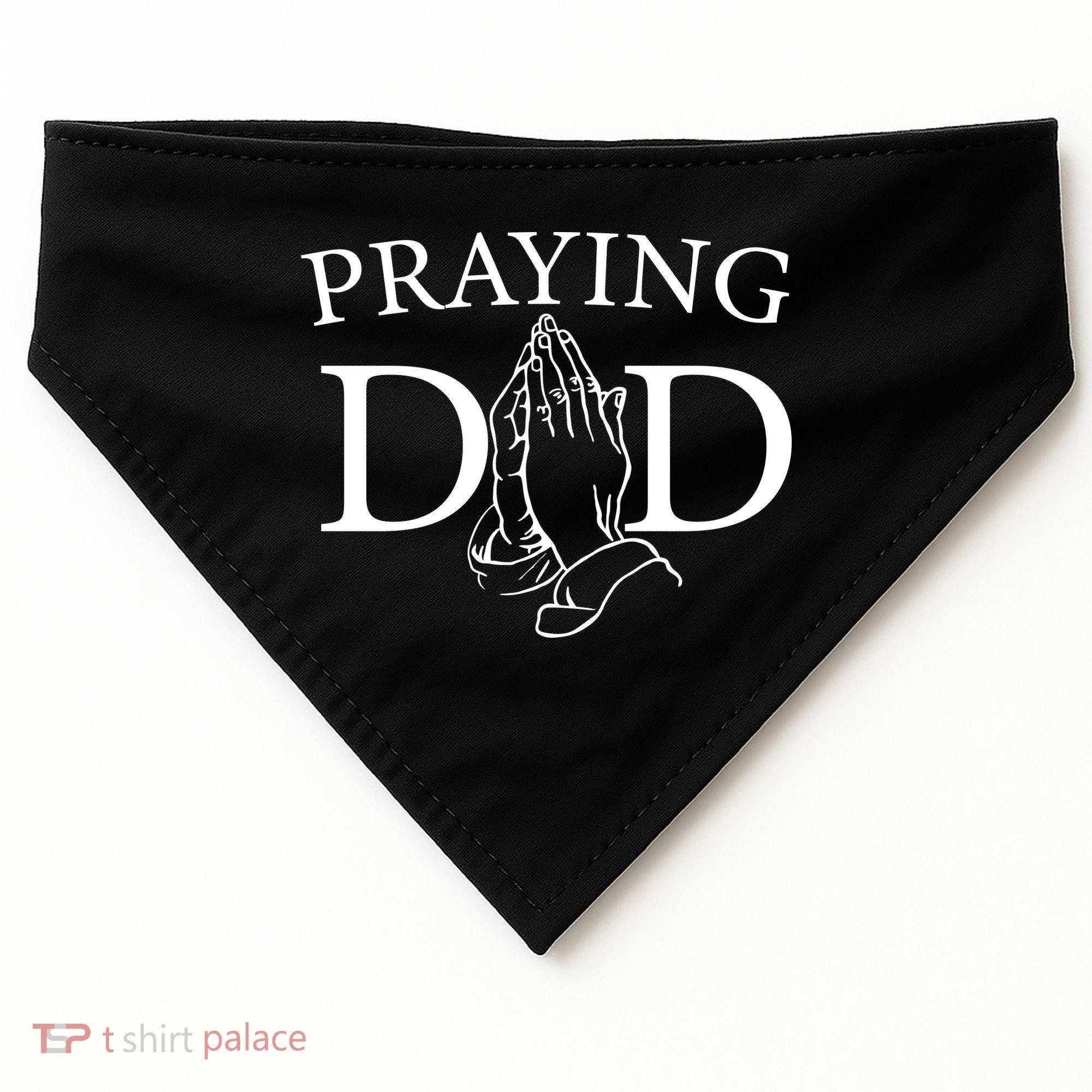 Praying Dad USA-Made Doggie Bandana