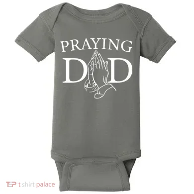Praying Dad Baby Bodysuit