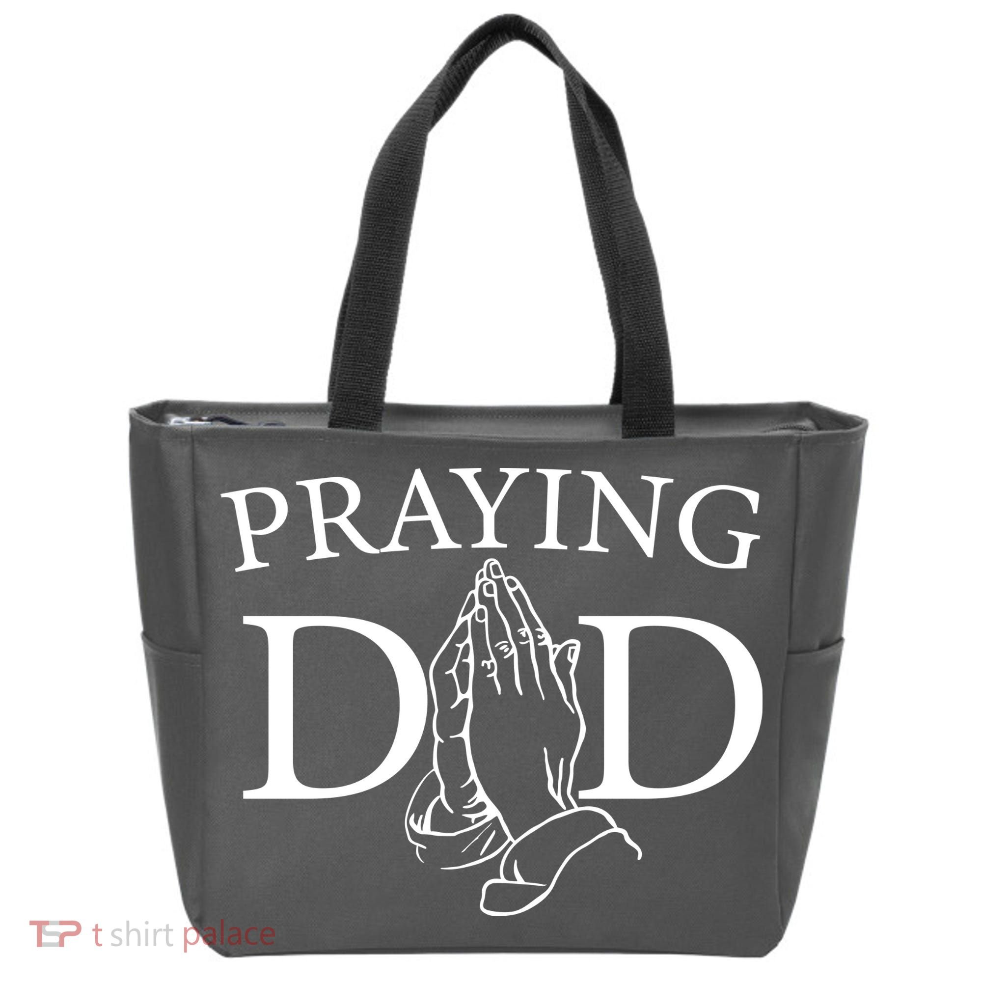 Praying Dad Tote Bag