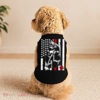 Praying Firefighter Thin Red Line Doggie Tank thumb 2