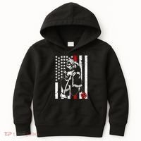 Praying Firefighter Thin Red Line Kids Hoodie thumb 0