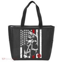 Praying Firefighter Thin Red Line Tote Bag thumb 0