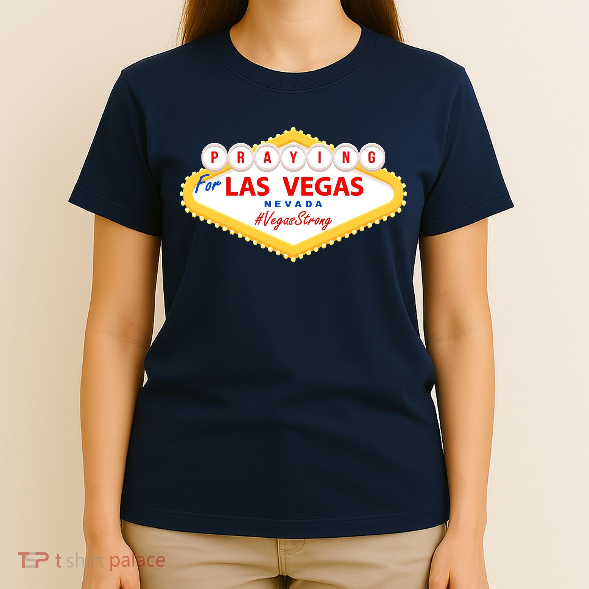Praying For Las Vegas Nevada Vegas Strong T-Shirt