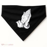 Praying Hands USA-Made Doggie Bandana thumb 0